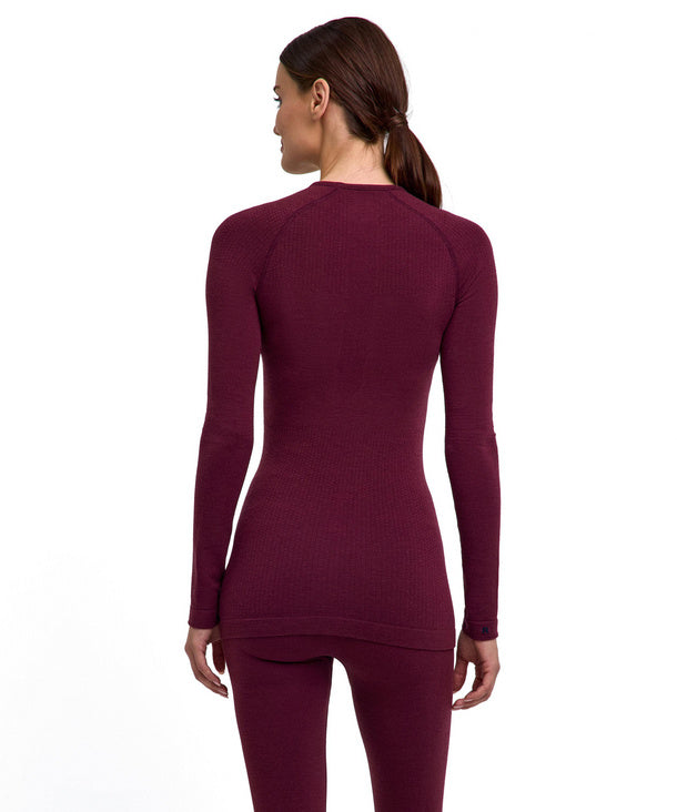 FALKE Thermozone Wool-Tech Women Shirt Barolo back