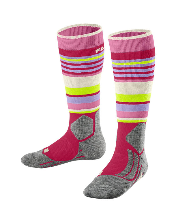 FALKE SK2 Intermediate Kids Ski Socks Rose