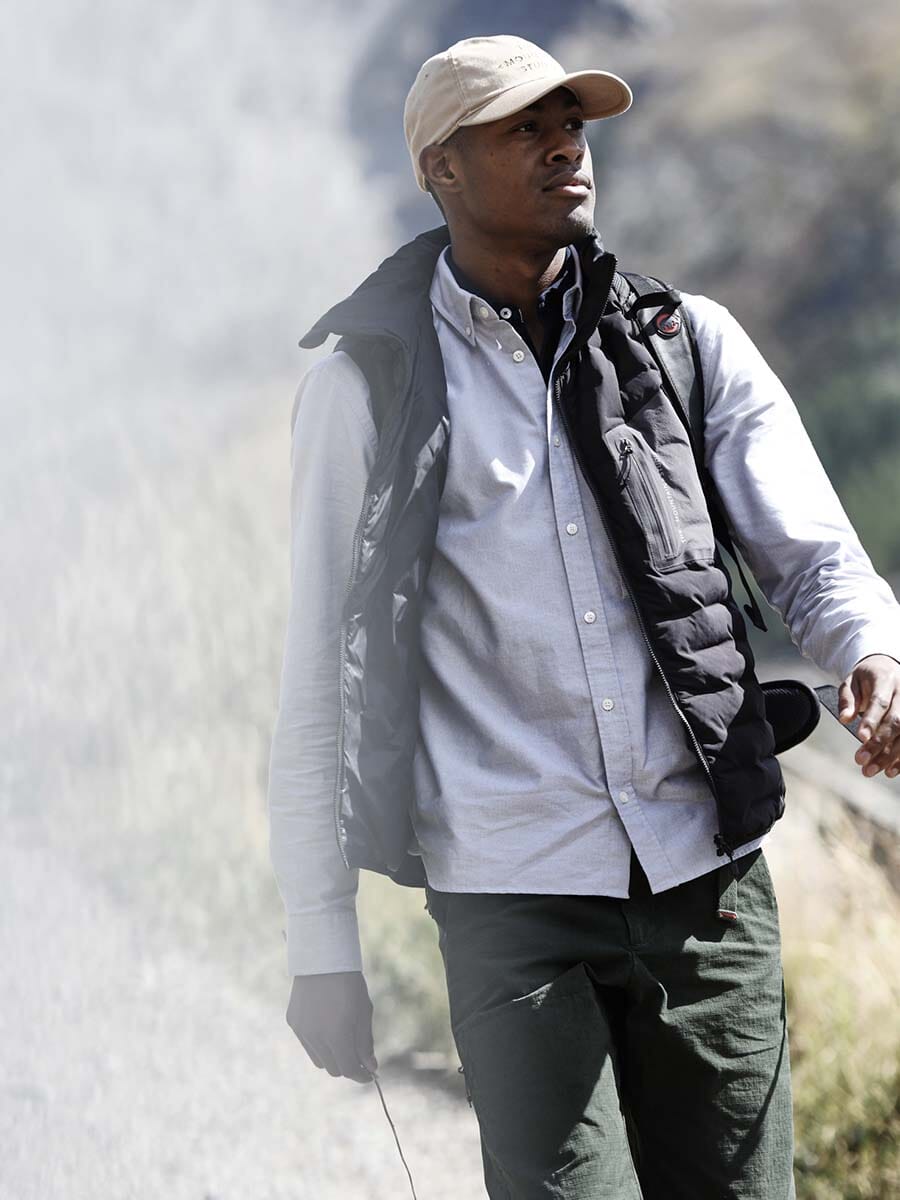 26 Mountain Studio - Men's V-1 Reversible Light Vest Unclassified The Mountain Studio 