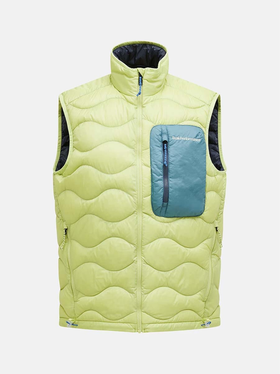 26 Peak Performance - Men's Helium Utility Down Vest Unclassified Peak Performance Crystal Green/Deluded Vision L 