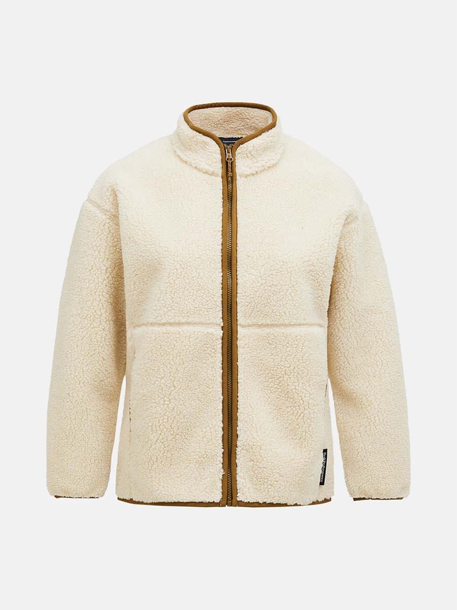 26 Peak Performance - Women's Solid Pile Jacket Unclassified Peak Performance Sand Fog L 