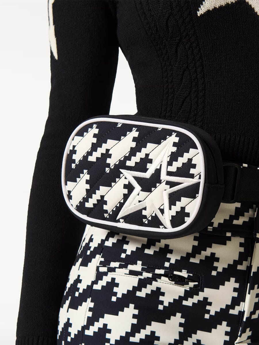 26 Perfect Moment - Star Bum Bag Unclassified Perfect Moment Black/White/Houndstooth Print 