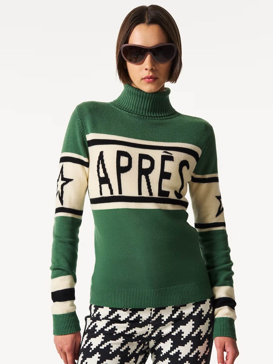 26 Perfect Moment - Women's Apres Sweater Unclassified Perfect Moment Parisian Green XS 