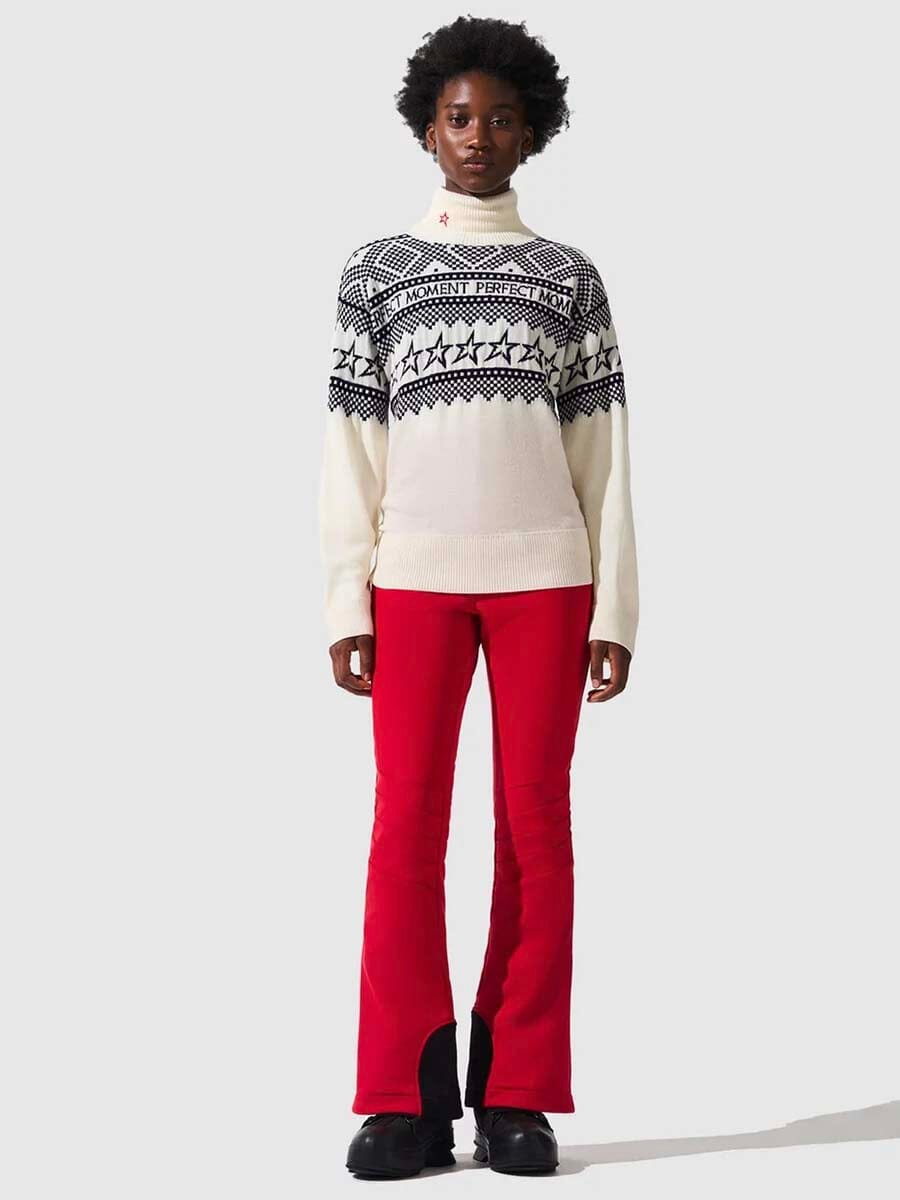 26 Perfect Moment - Women's Holiday Roll Neck Sweater Unclassified Perfect Moment 