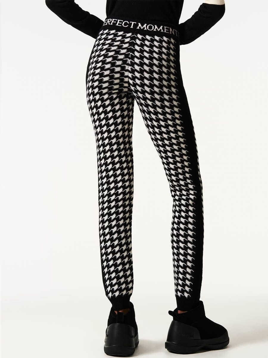 26 Perfect Moment - Women's Houndstooth Merino Wool Legging Unclassified Perfect Moment 