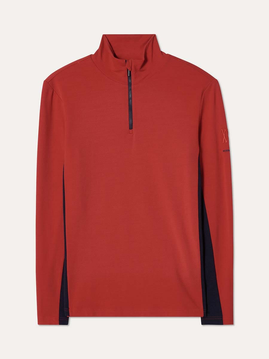 26 We Norwegians - Men's Voss 1/4-Zip Unclassified We Norwegians Red S 