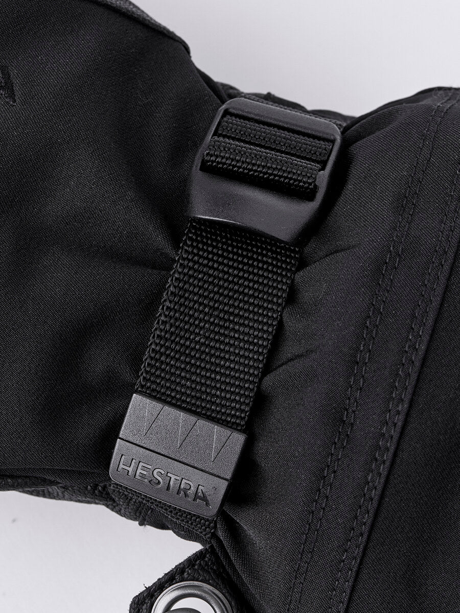 Army Leather Extreme Mitt - Black/Black detail