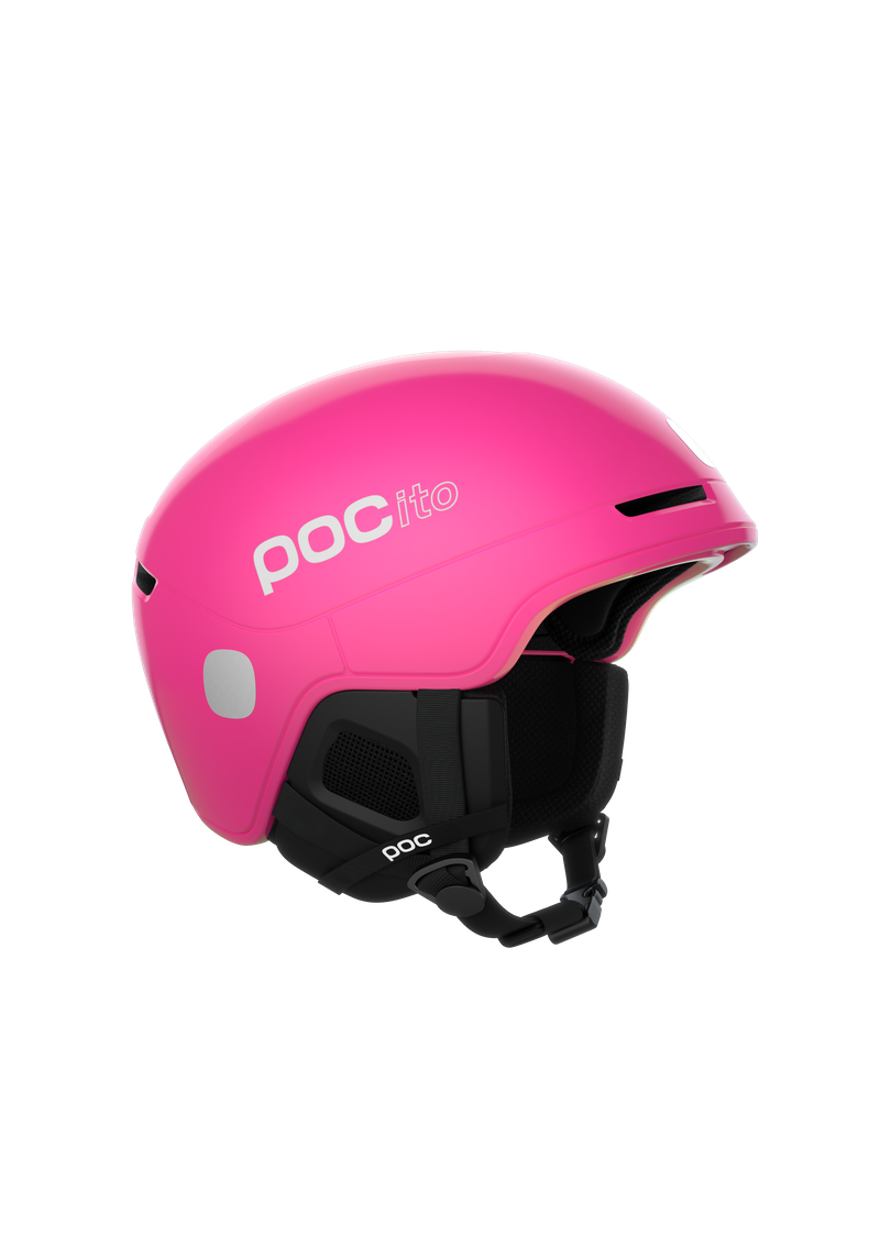 POC POCito Obex MIPS Kids Ski Helmet Fluorescent Pink - side