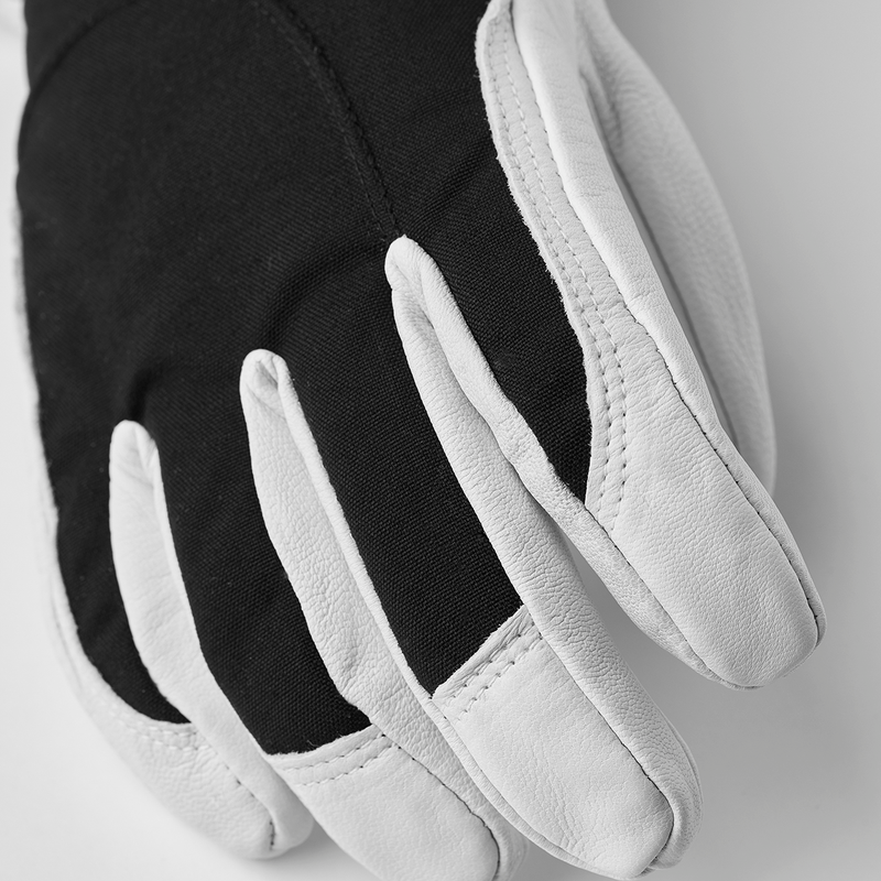 Hestra Heli Ski Female army goat leather palm