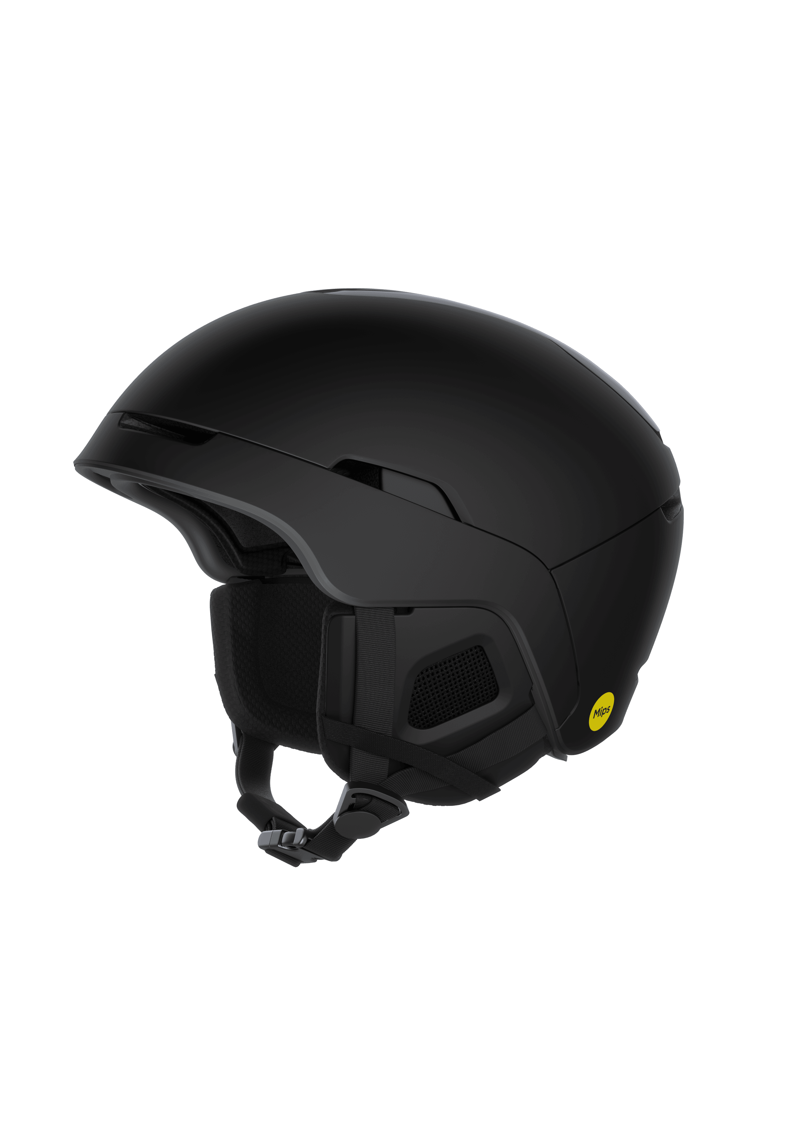 POC Obex Wide Fit MIPS — Uranium Black Matt — front view