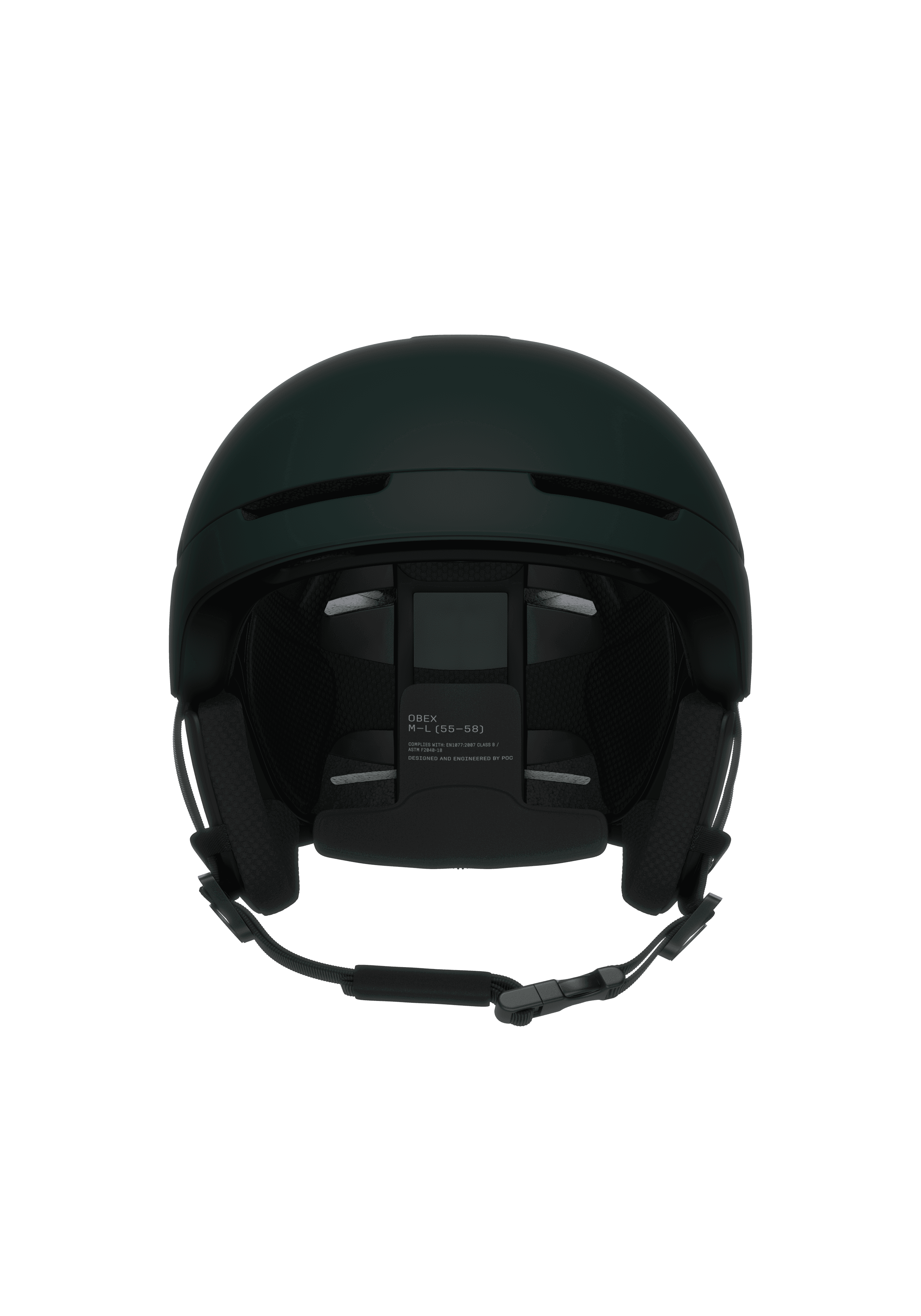 POC Obex MIPS — Pargasite Green Matt — side view