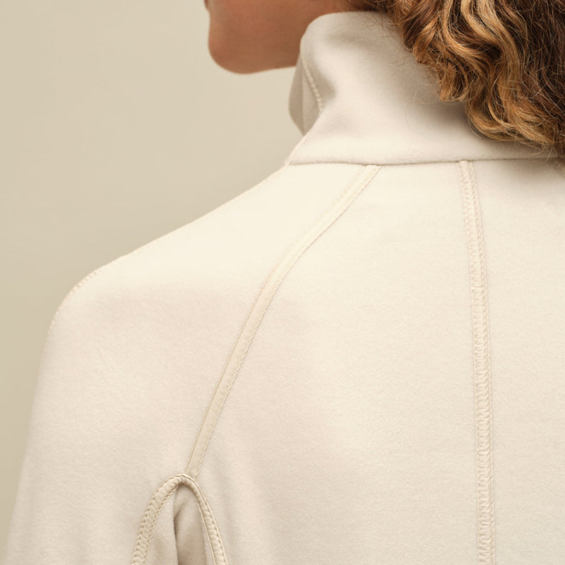 Wera biodegradable fleece jacket Sandstone – detail callout