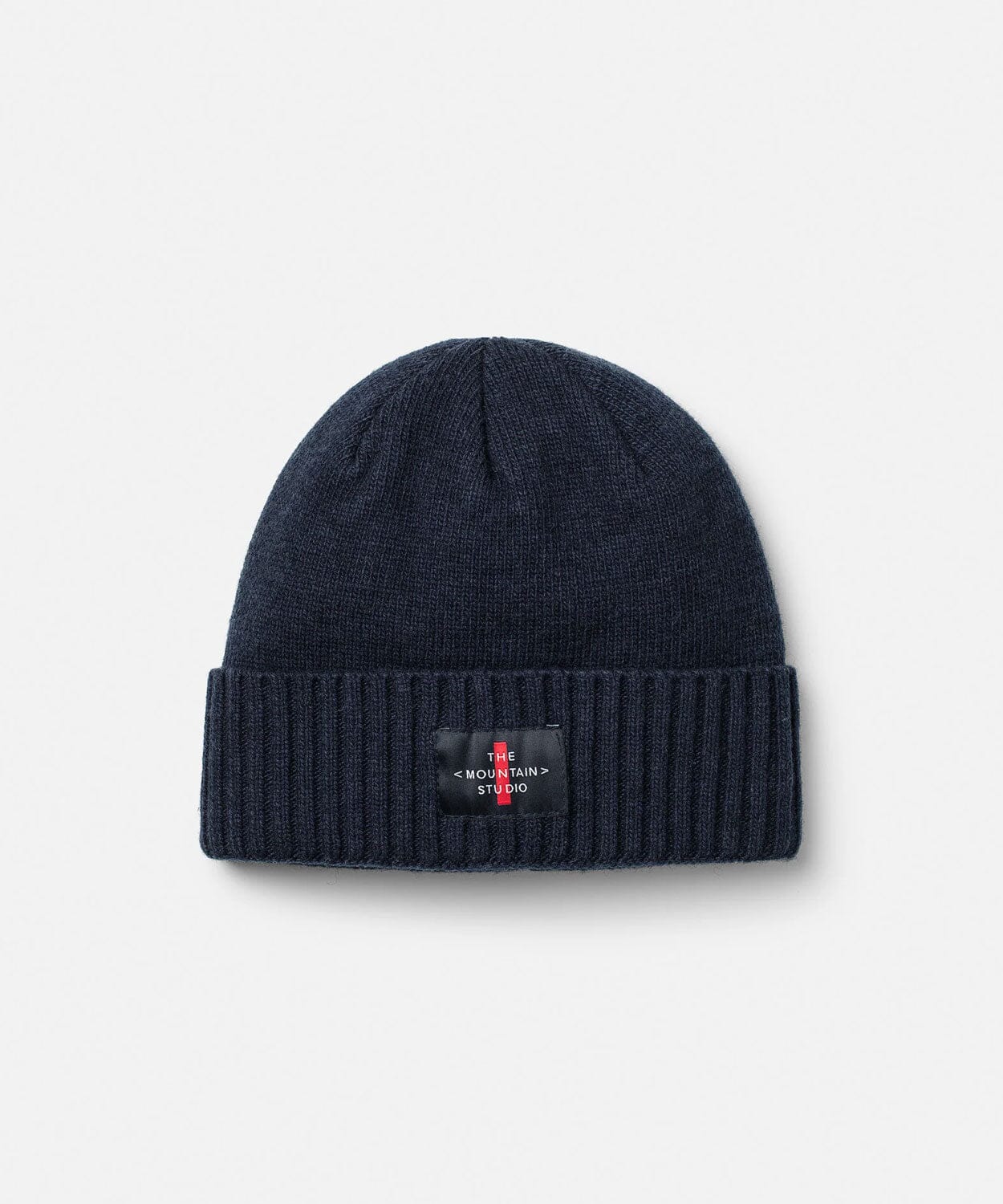 C-6 Cashmere Mix Cross Logo Beanie Hats | Beanies The Mountain Studio Dark Navy 