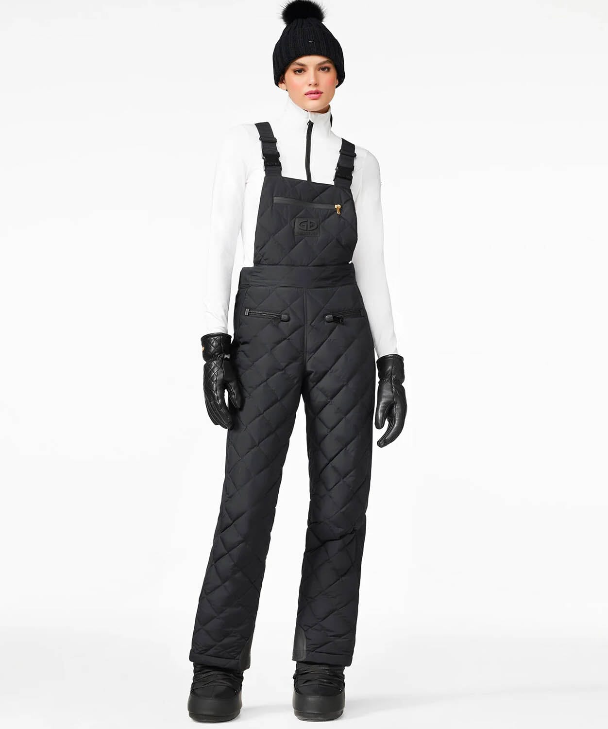 Goldbergh - Women's Agnes Ski Salopette Ski Pants Goldbergh Black 34/XS 