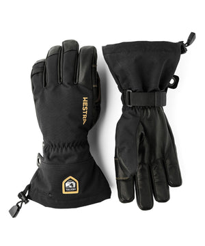 Hestra - Army Leather Gore-Tex - 5 Finger Gloves Hestra Black / Black 6 