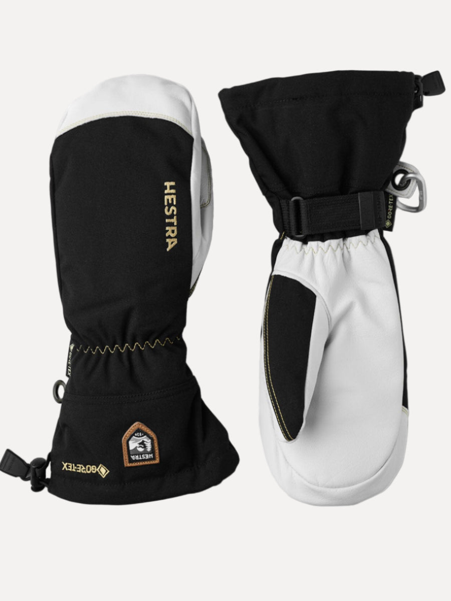 Hestra - Army Leather Gore-Tex - Mitt Gloves Hestra Black / Natural Grey 6 