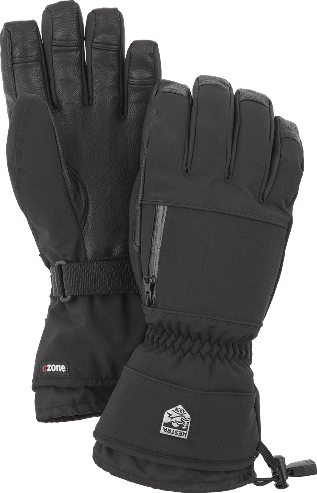 Hestra - CZone Pointer - 5 Finger Unclassified Hestra Black 7 