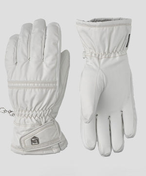 Hestra - Primaloft Leather - 5 Finger Gloves Hestra Ivory/Offwhite 6 