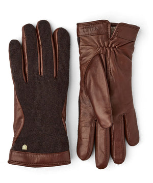 Hestra - Women's Saga Hairsheep Wool Tricot Glove Gloves Hestra Espresso / Chestnut 6 