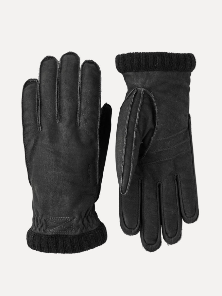 Joar Nubuck Gloves Hestra Black 7 
