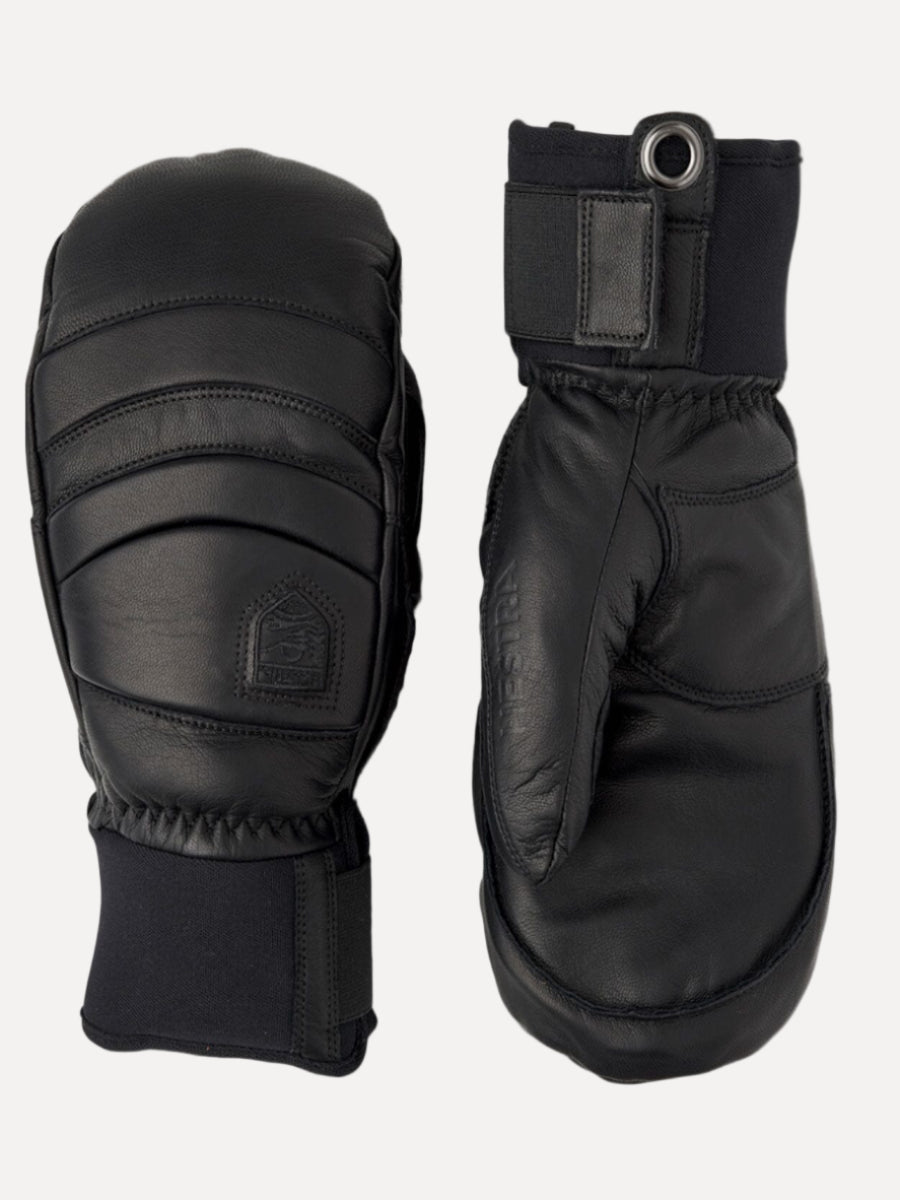 Leather Fall Line Mitten Gloves Hestra Black / Black 6 