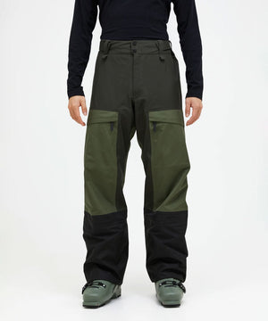 Men's Gravity Gore-Tex 3L Pants Ski Pants Peak Performance Olive Extreme / Pine Needle / Offblack XL 