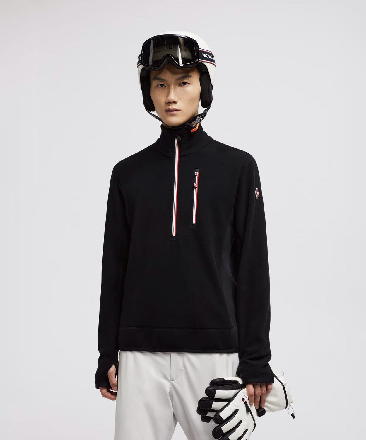 Men's Half-Zip Sweatshirt Mid Layer Moncler 