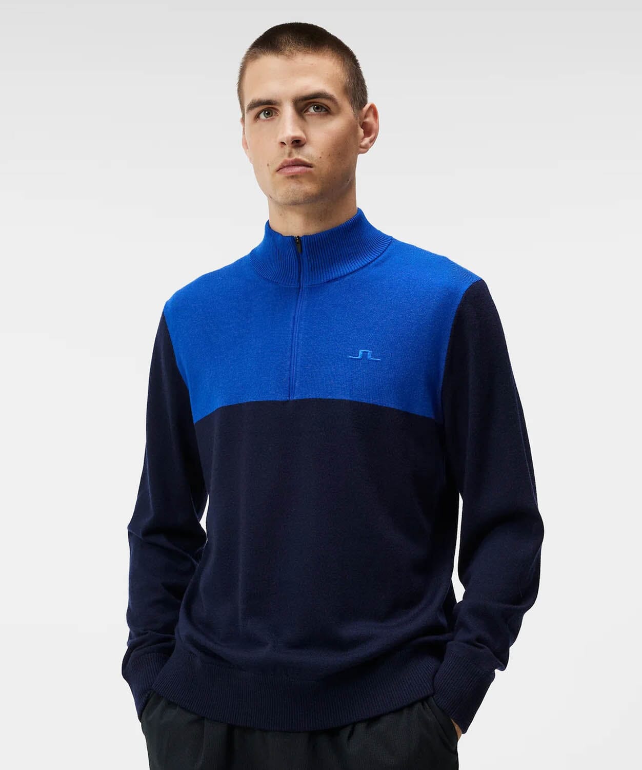 Men's Jeff Windbreaker Sweater Sweaters | Knitwear J.Lindeberg JL Navy M 