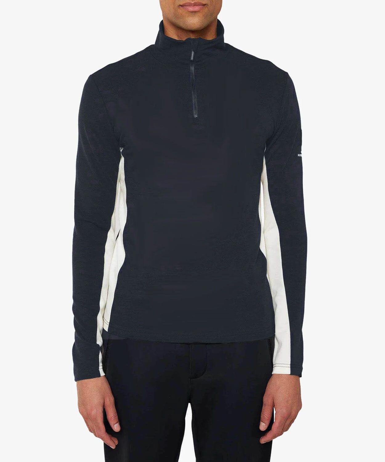 Men's Voss 1/4-Zip Base Layers | Thermals We Norwegians Navy Blue L 