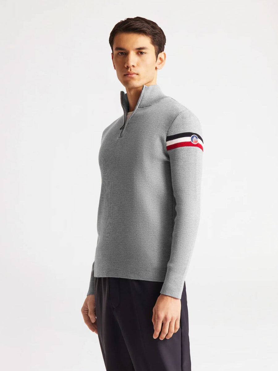 Men's Wengen Sweater Sweaters | Knitwear Fusalp Silice/Marin S 