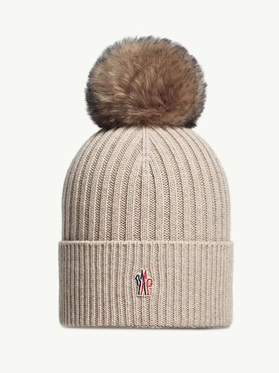 Moncler - Cashmere Beanie with Pom Pom Unclassified Moncler 