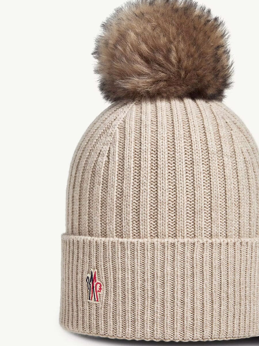 Moncler - Cashmere Beanie with Pom Pom Unclassified Moncler 