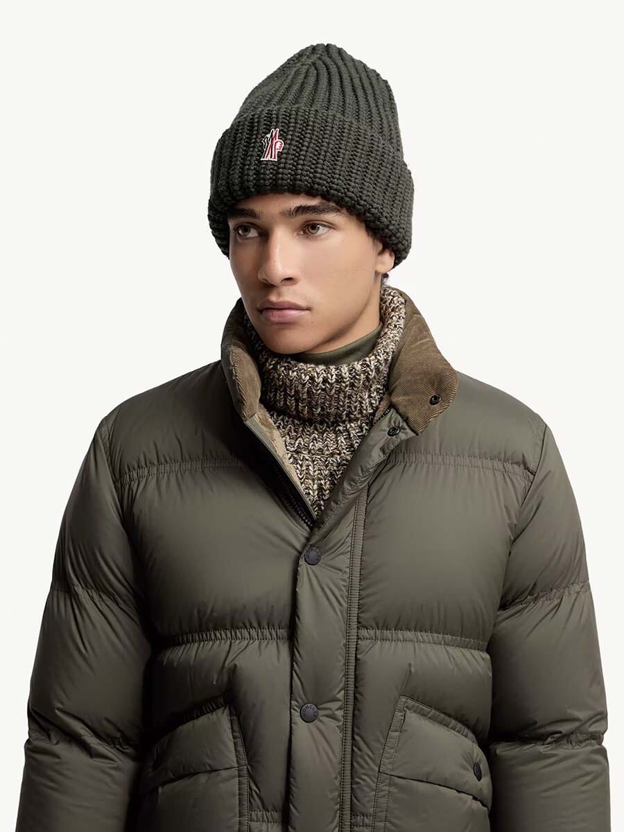 Moncler - Logo Wool Beanie Unclassified Moncler 