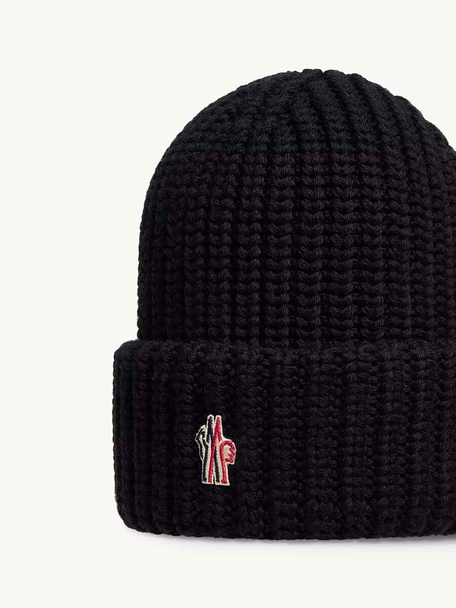 Moncler - Logo Wool Beanie Unclassified Moncler 