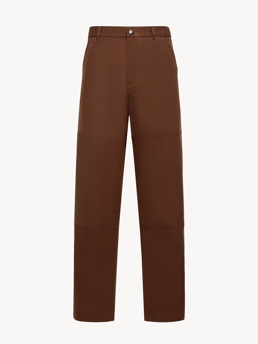 Moncler - Men's Cotton Gabardine Pants Unclassified Moncler Brown IT44 