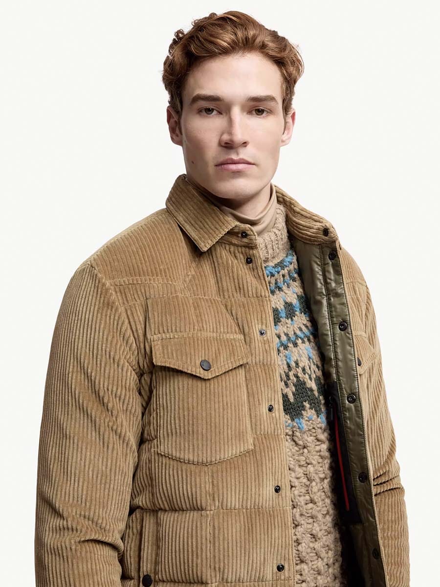 Moncler - Men's Gelt Corduroy Down Shirt Jacket Unclassified Moncler 