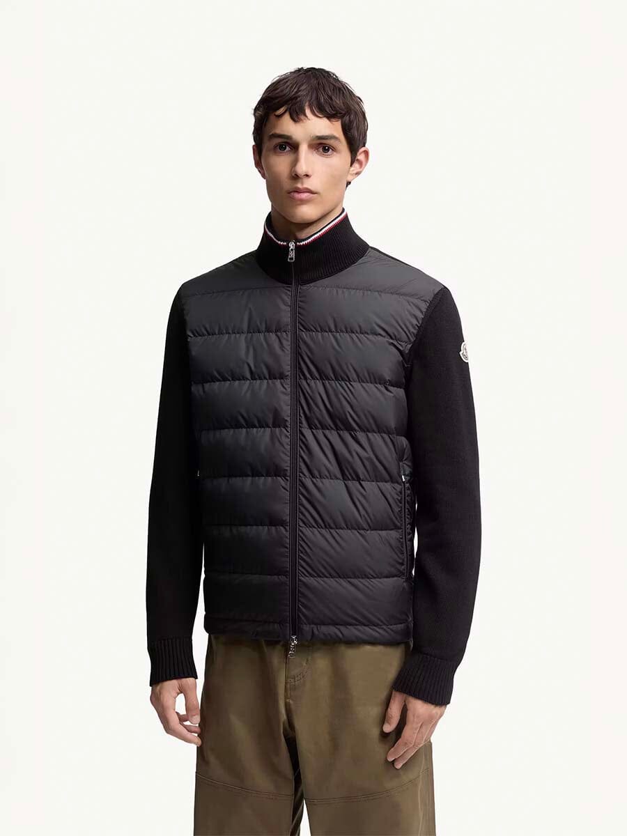 Moncler - Men's Padded Zip-Up Cotton Cardigan Unclassified Moncler 