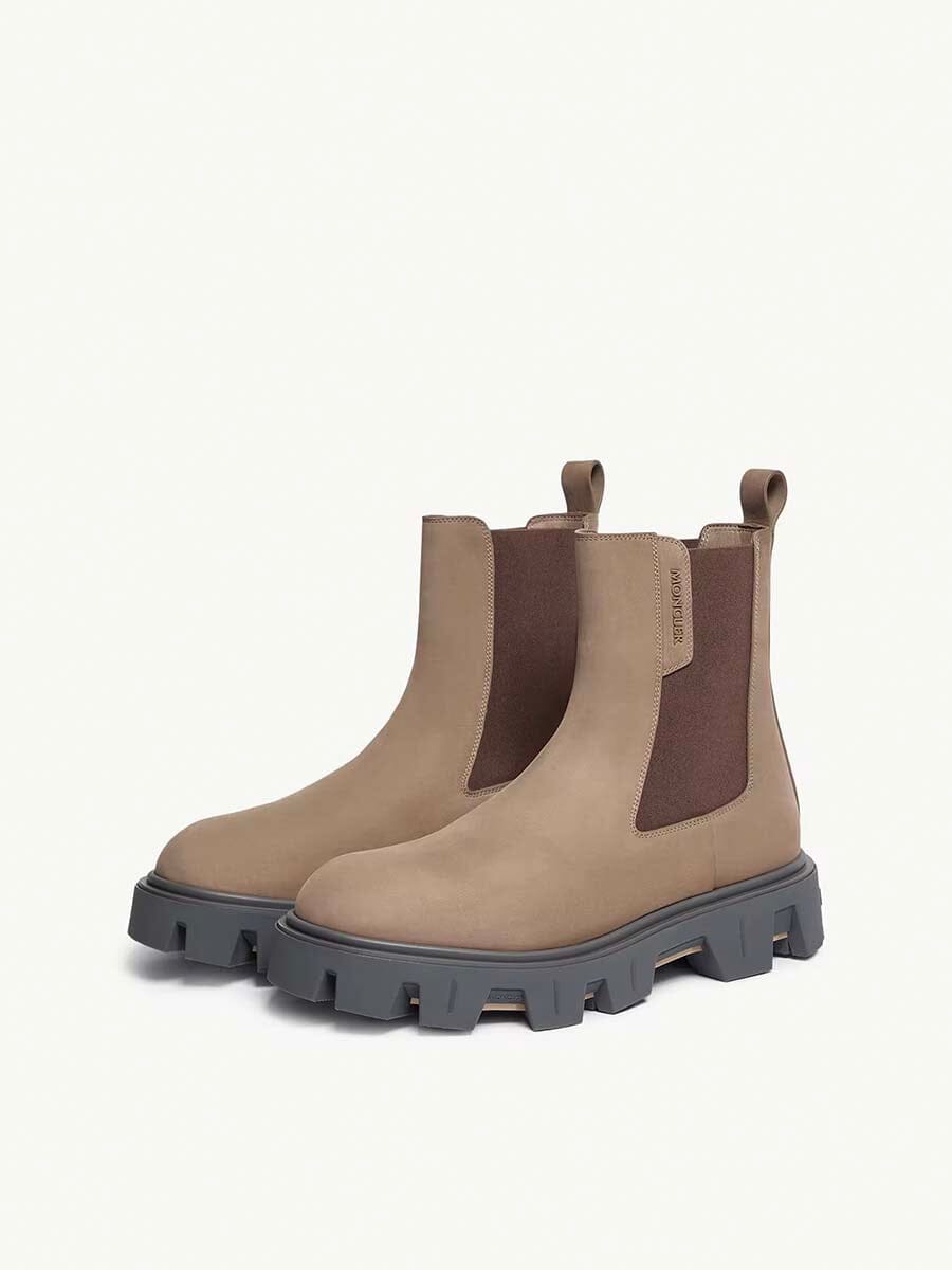 Moncler - Men's Peak City Nubuck Chelsea Boots Unclassified Moncler 