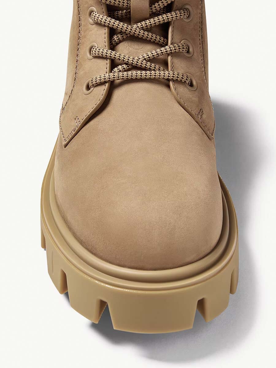 Moncler - Men's Peak City Nubuck & Suede Lace-Up Boots Unclassified Moncler 