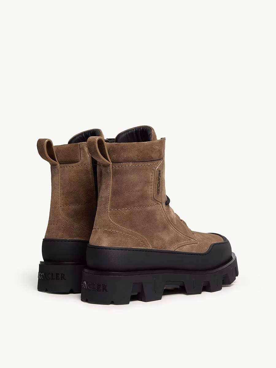 Moncler - Men's Peak Path Leather Lace-Up Boots Unclassified Moncler 