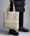 Moncler - Monogram Knit Tote Bag Bags Moncler Beige OS 