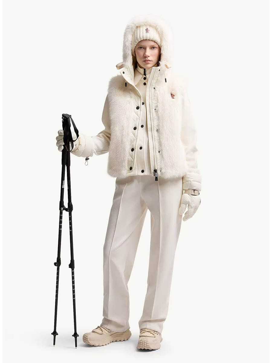 Moncler - Women's Arve Hooded Teddy Down Vest Unclassified Moncler 