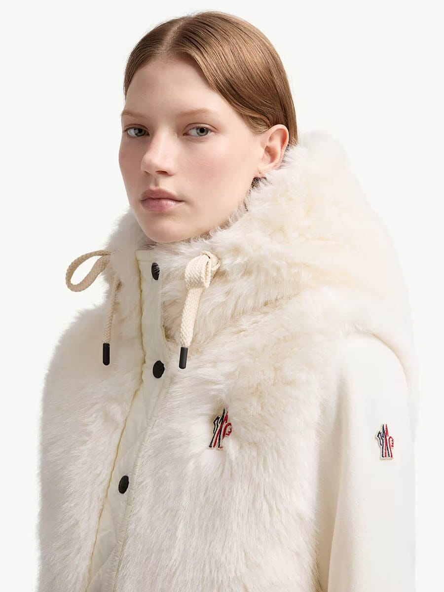 Moncler - Women's Arve Hooded Teddy Down Vest Unclassified Moncler 