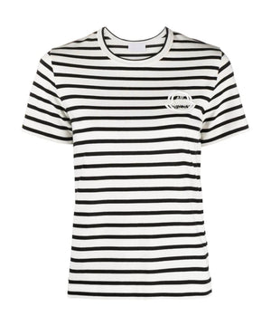 Moncler - Women's Crystal Logo T-Shirt Unclassified Moncler 