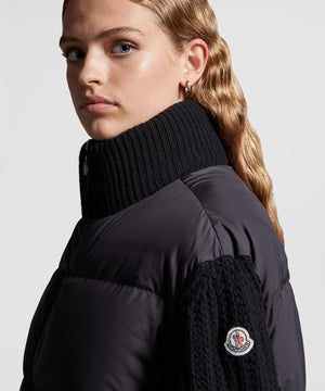 Moncler - Women's Down Wool Cardigan Sweaters | Knitwear Moncler 