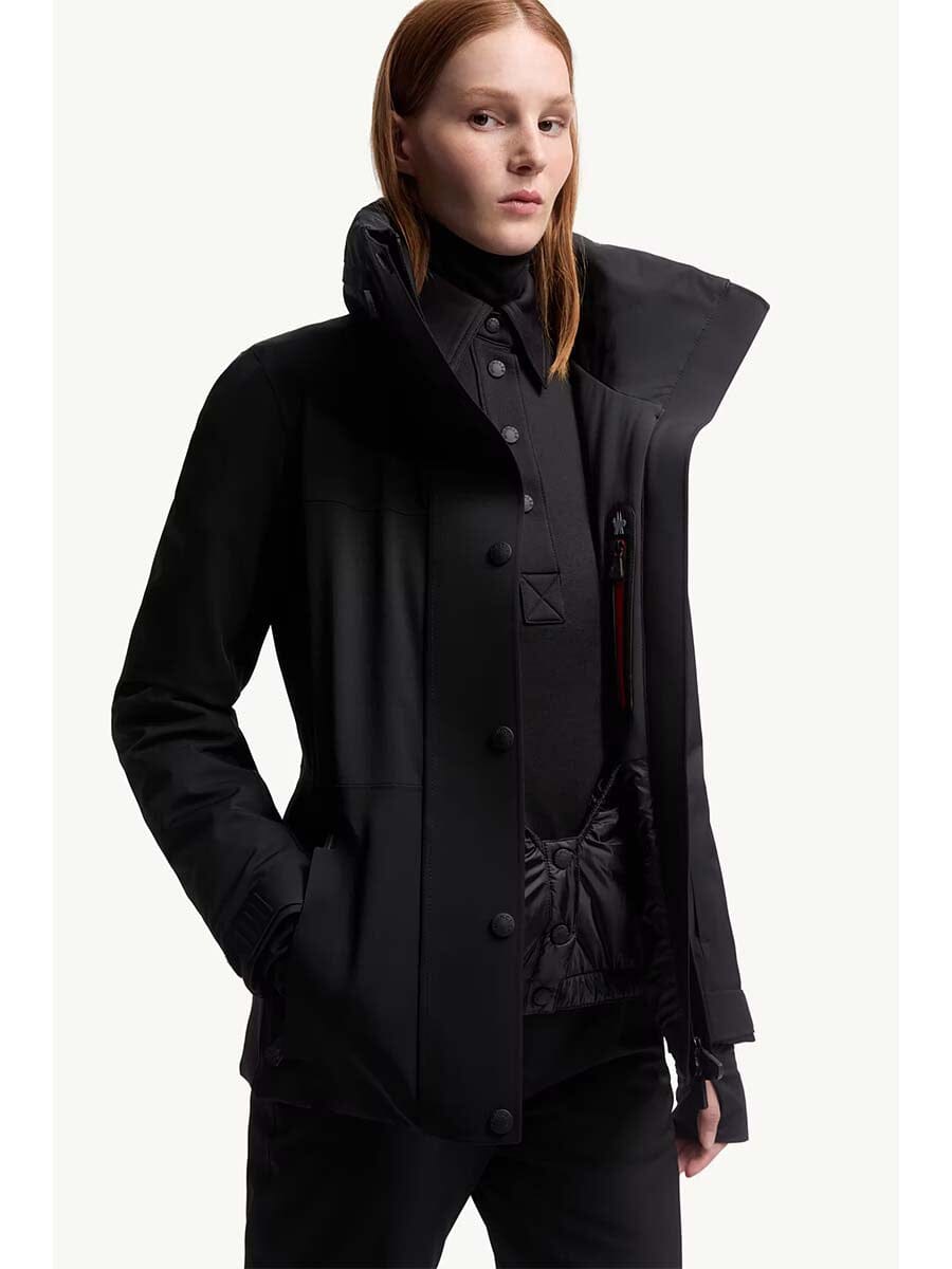 Moncler - Women's Hainets Hooded Padded Ski Jacket Unclassified Moncler 