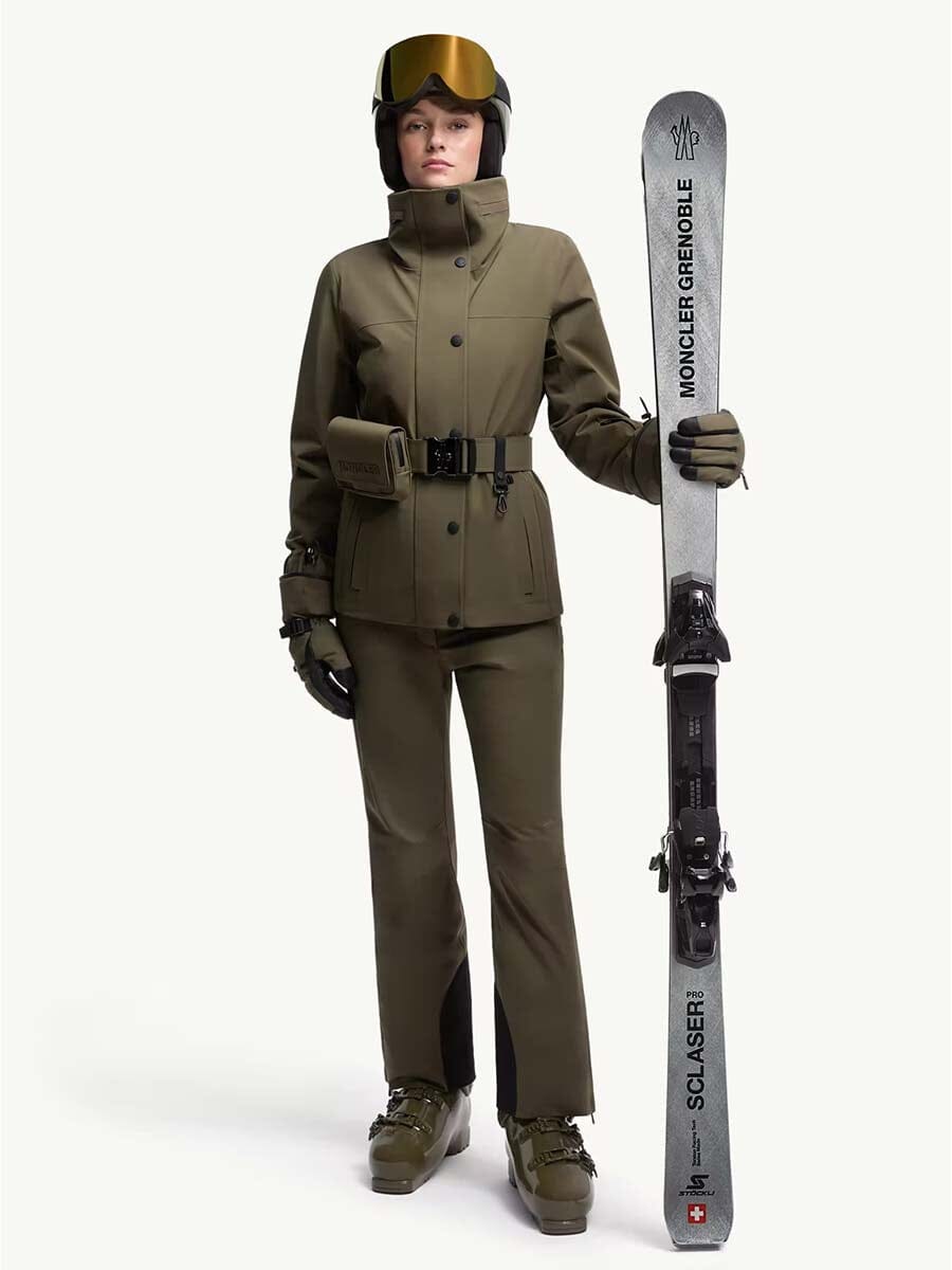 Moncler - Women's Hainets Hooded Padded Ski Jacket Unclassified Moncler 