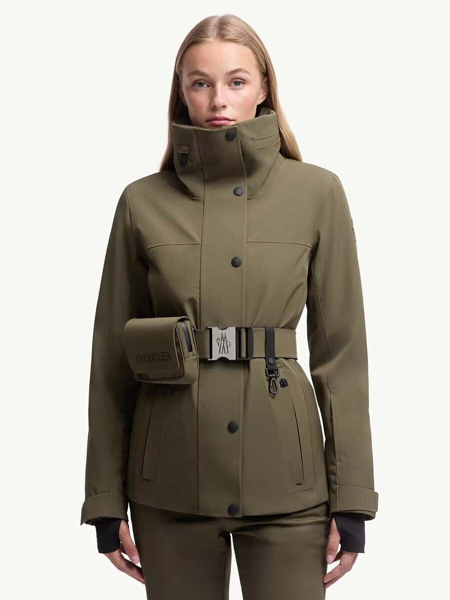 Moncler - Women's Hainets Hooded Padded Ski Jacket Unclassified Moncler 