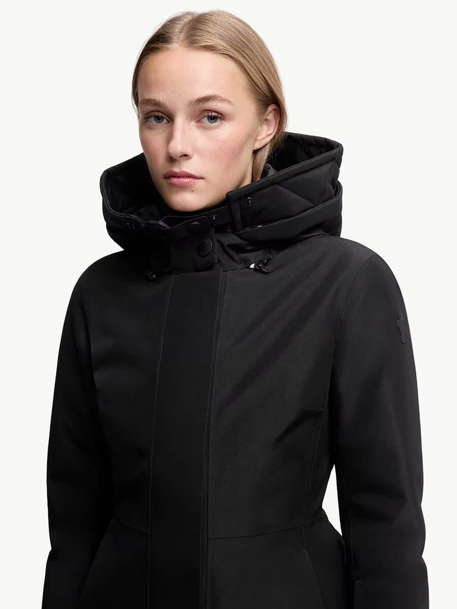 Moncler - Women's Laplance GORE-TEX Shearling-Trimmed Hooded Down Ski Jacket Unclassified Moncler 