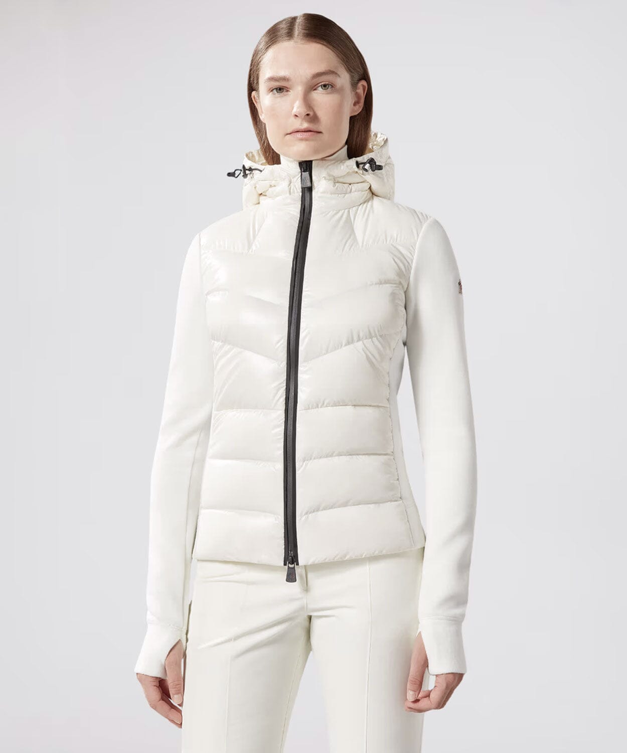 Moncler - Women's Padded Fleece Hoodie Jackets Moncler 